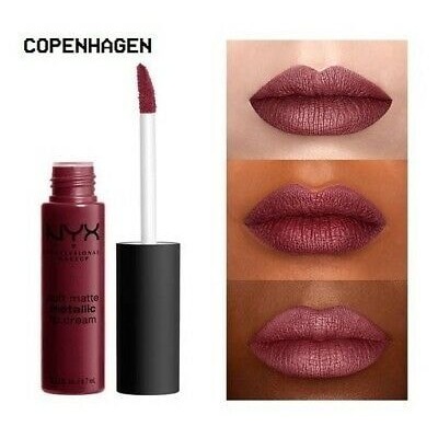 Son Lì Ánh Kim NYX Soft Matte Metallic Lip Cream Mini Tách Set SMMLC01 SMMLC02 SMMLC03 SMMLC04 SMMLC09