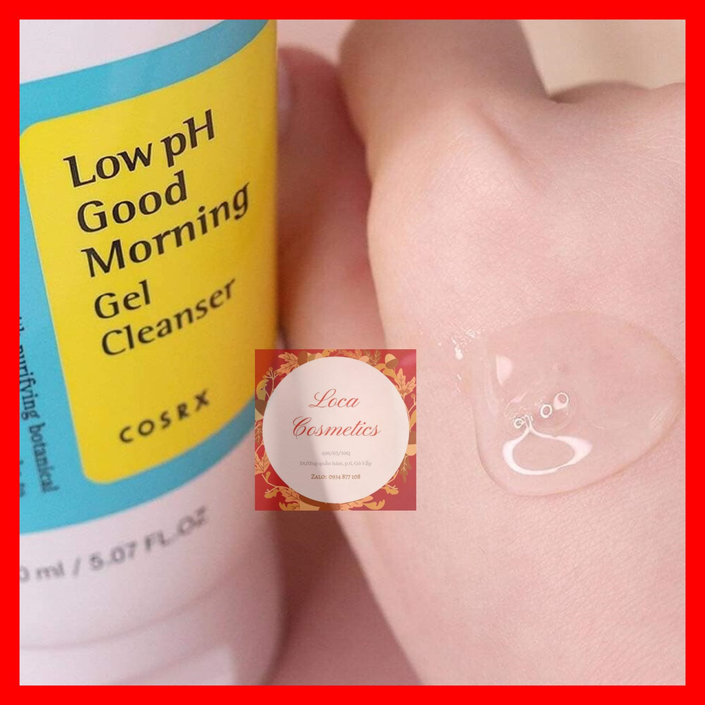 [SẴN] Gel Sữa Rửa Mặt Cosrx Low pH Good Morning Gel Cleanser (150ml)