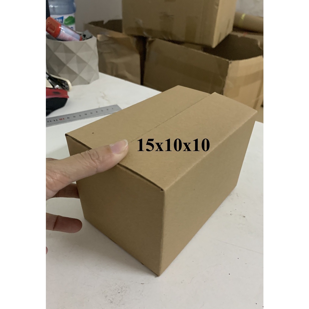 Bộ 10 Hộp Carton 15x10x10 Cm Thùng Carton Giá rẻ
