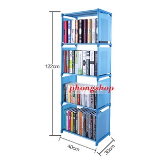 KỆ SÁCH VẢI 4 TẦNG THÔNG MINH
