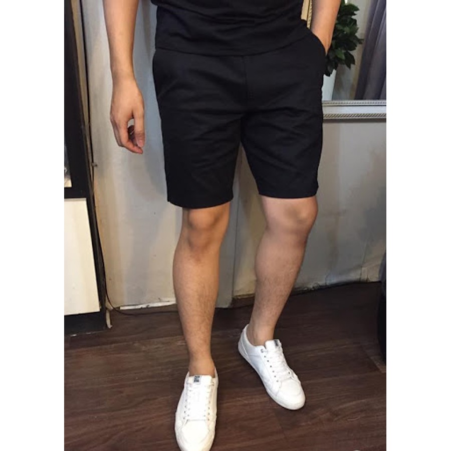 Quần Short Đũi Nam Trắng Trơn Chất Mịn Mát Phong Cách Thời Trang Trẻ Trung Hiện Đại