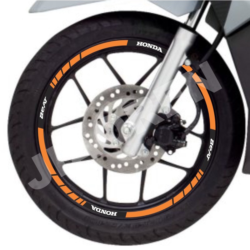 Miếng Dán Phản Quang Trang Trí Vành Bánh Xe Mô Tô honda beat