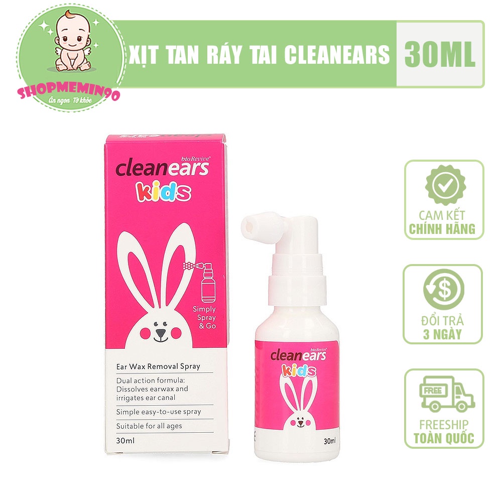 Xịt thỏ hồng 30ml hỗ trợ làm tan ráy tai cho trẻ từ 2 tháng tuổi trở lên thumbnail