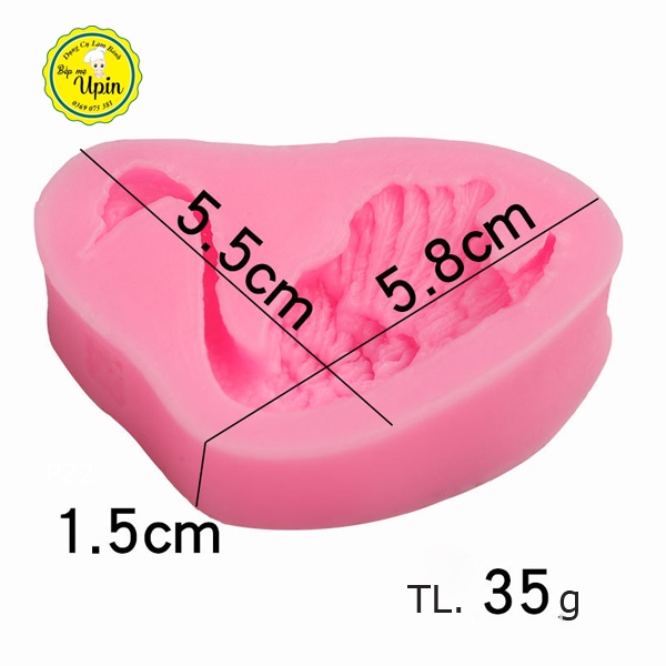 Khuôn silicon hình thiên nga làm bánh