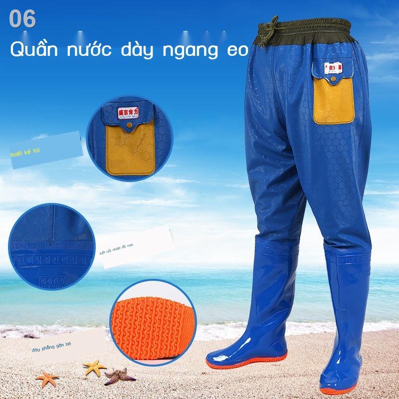 Giày đi mưa dài quá đầu gối Quần câu cá