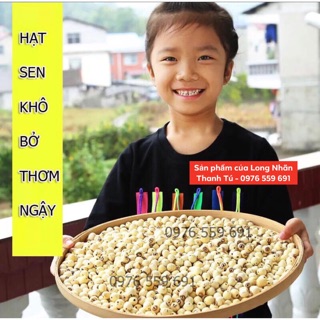 HẠT SEN KHÔ BỞ, THƠM, NGẬY