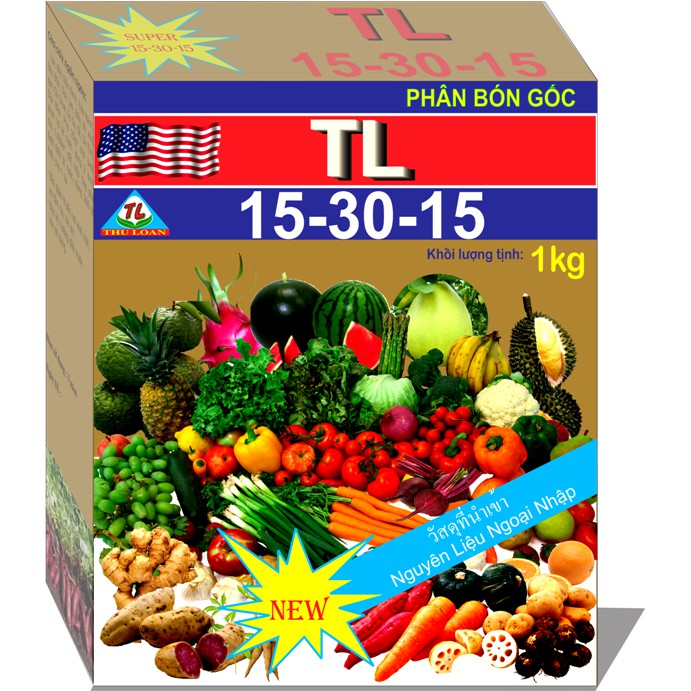 Phân bón lá 15-30-15 gói 1KG