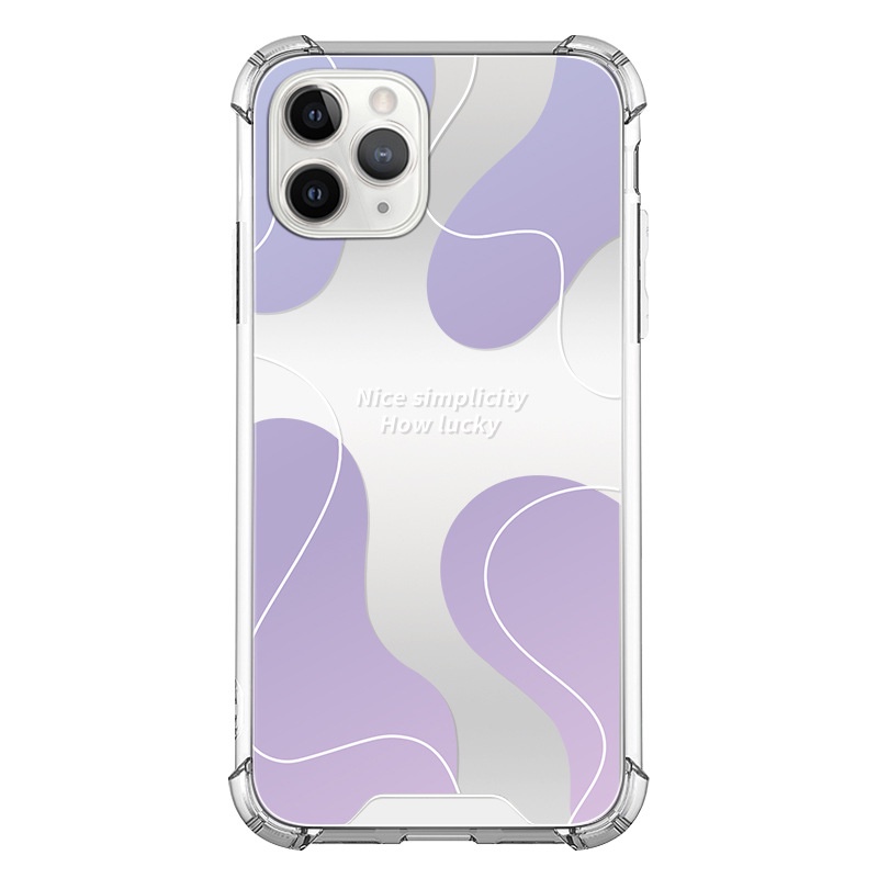 Ốp lưng iphone Ốp Điện Thoại Mặt Gương Chống Sốc Cho iPhone6 / 7 / 8Plus XsMax XR 11 / 14 pro 13Pro Max Dinuo case