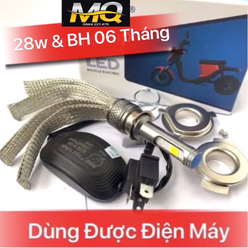 🔥ĐÈN PHA LED CHÍNH HÃNG M02J TẢN NHIỆT DÂY NHÔM 3 TIM LED 40W  mQ.shop