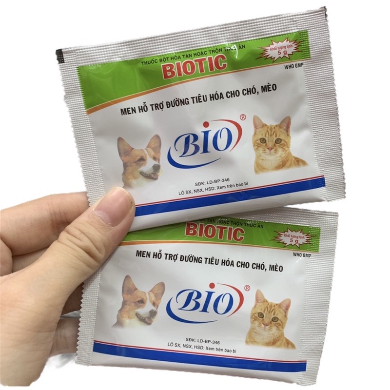 Men Vi Sinh Tiêu Hóa Chó Mèo | Probisol | BioTic | Gói 5g