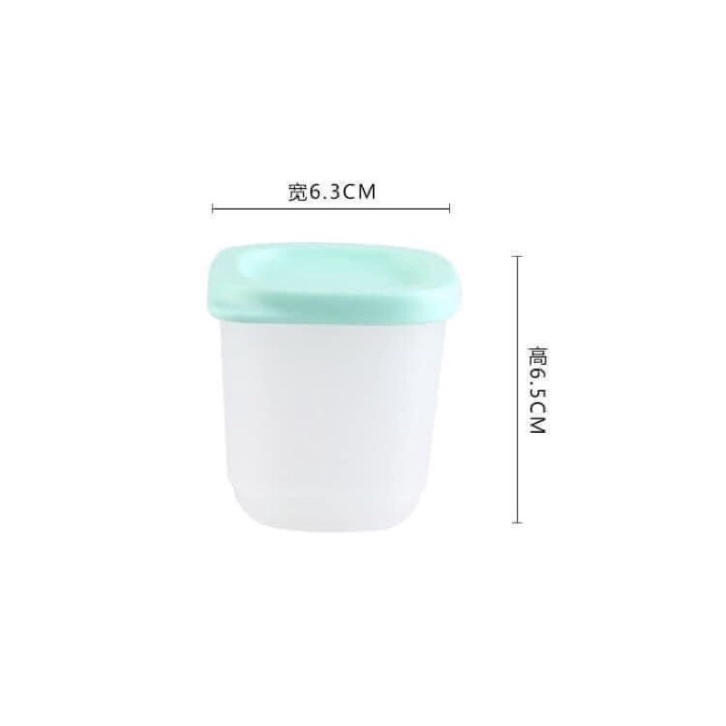 SET 8 HỘP TUPPERWARE LÀM SỮA CHUA MINI 110ML