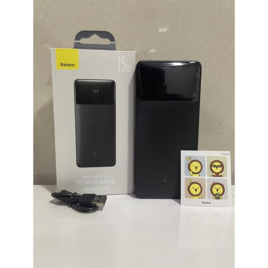 Sạc Dự Phòng Baseus Sạc Nhanh 10000mAh SẠC NHANH 15W kết nối siêu nhanh CHÍNH HÃNG BH 1 NĂM
