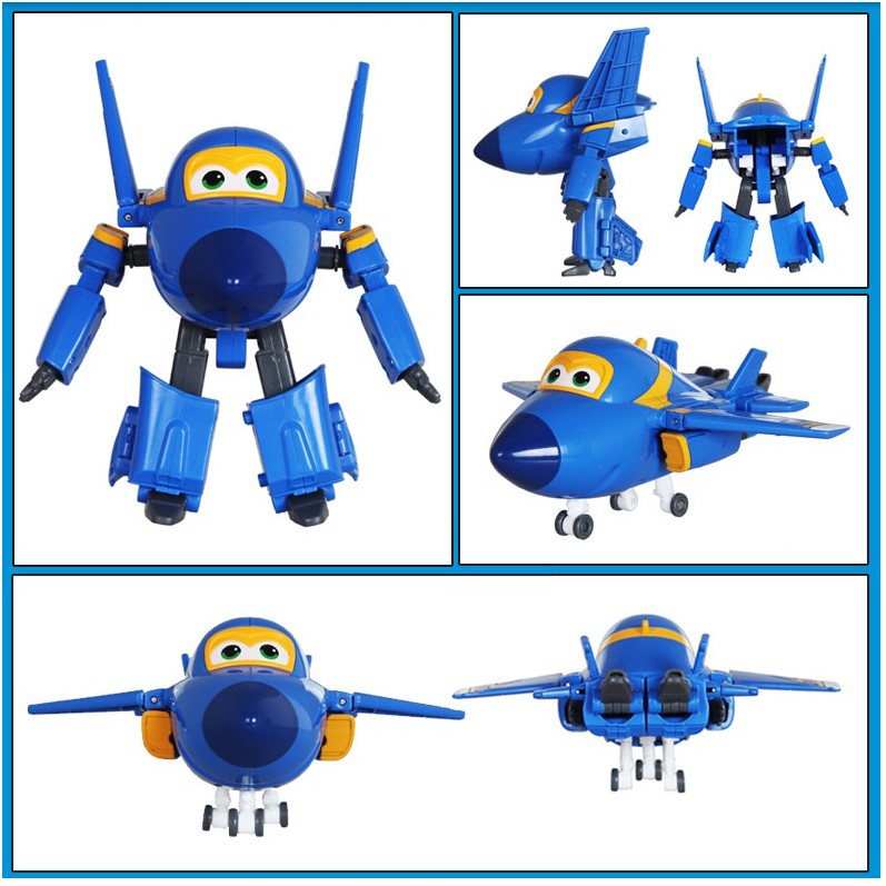 Máy bay biến hình thành robot mô hình cỡ lớn Jerome cuồng phong đồ chơi super wings đội bay siêu đẳng