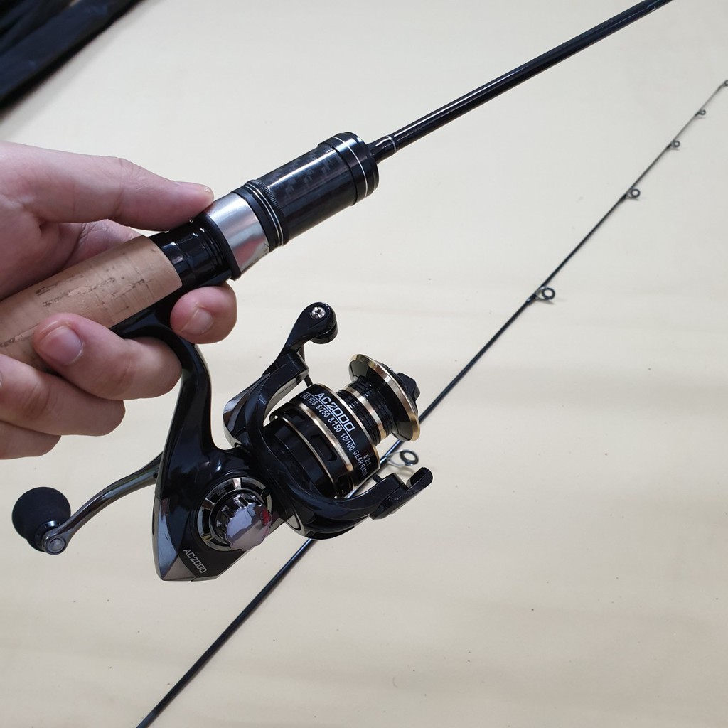 Bộ cần câu máy Lure UL + máy câu cá kim loại BUL-1