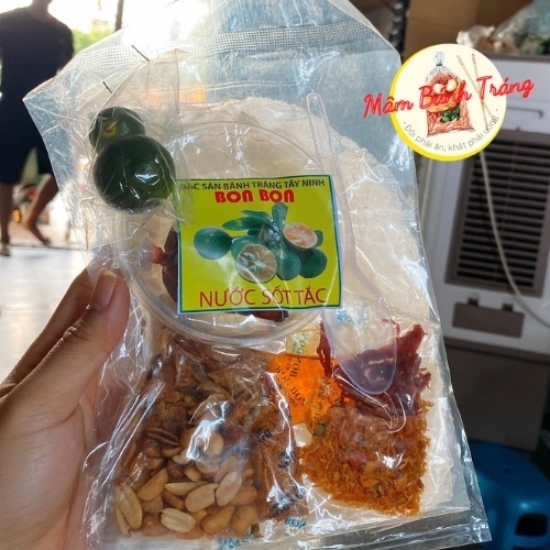 Bánh tráng cuộn,bánh tráng nước sốt tắc, đặc sản Tây Ninh - 04101708