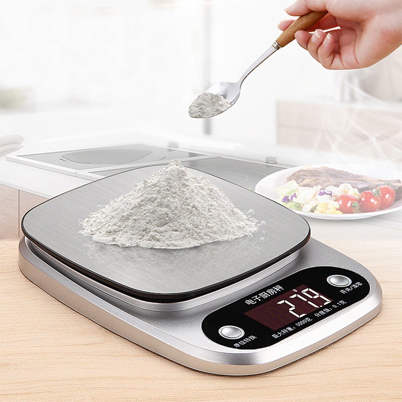 Cân điện tử nhà bếp mini định lượng từ 0.1gram đến 5kg , Cân tiểu ly làm bánh độ chính xác cao[CÂN CHÍNH XÁC]
