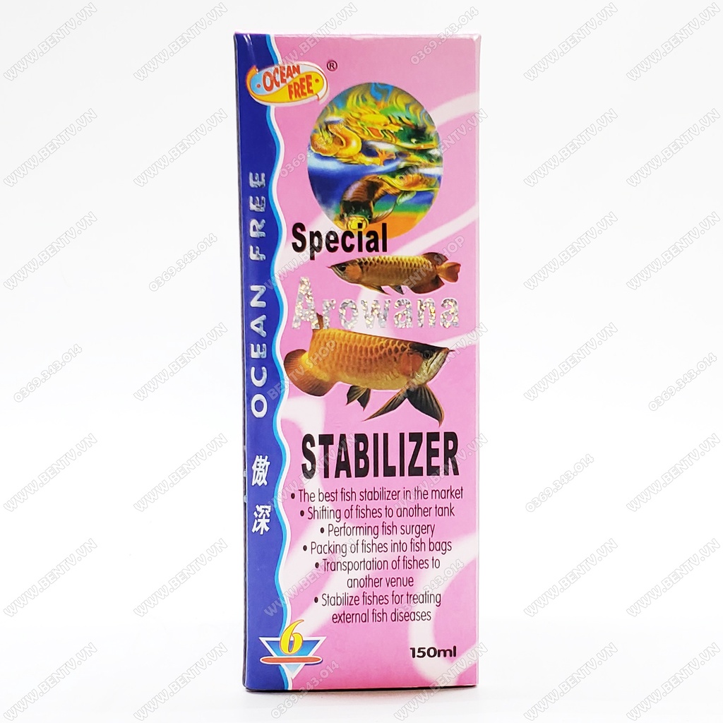 Chai Số 6 Gây Mê Cho Cá Rồng - Vận Chuyển Cá