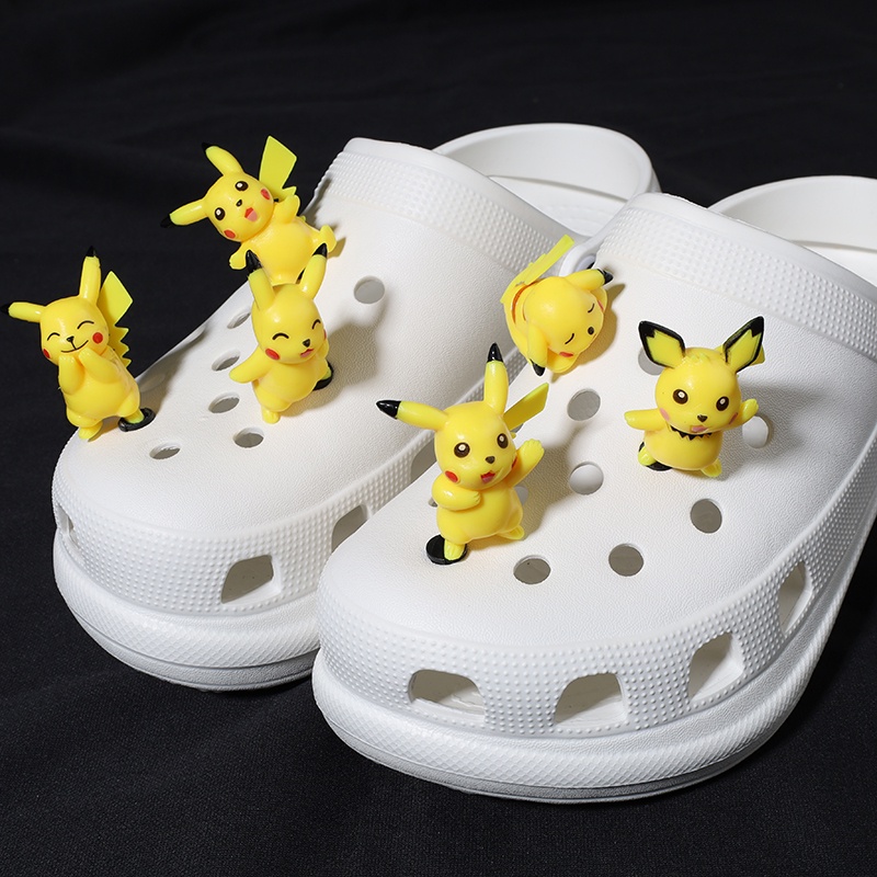 Nhãn Dán Dép sticker déptrang trí dép cross Dép crocs Đi Biển Bằng Nhựa EVA Chống Trượt Quai Chéo Nhiều Màu Thời Trang Cho Nữ