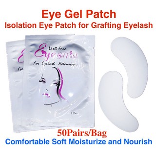 [Hàng mới về] Set 50 cặp miếng đệm nối mi hydrogel đặt dưới mắt tiện lợi cho trang điểm