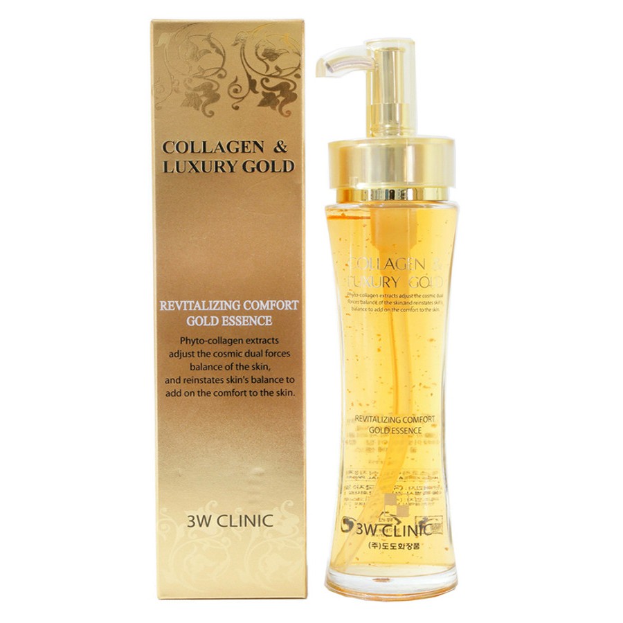 (CÓ TEM )Tinh Chất Trắng Da Collagen Luxury Gold 3w Clinic Hàn Quốc 150ml