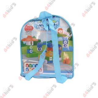 Đồ chơi thông minh cho bé Balo Xếp Hình Xây Dựng Lego 6007, đồ chơi giáo dục trẻ em giá rẻ B4KIDS - D10