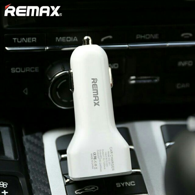 Củ sạc ô tô 3 cổng USB Max 3.6A Remax CC-301