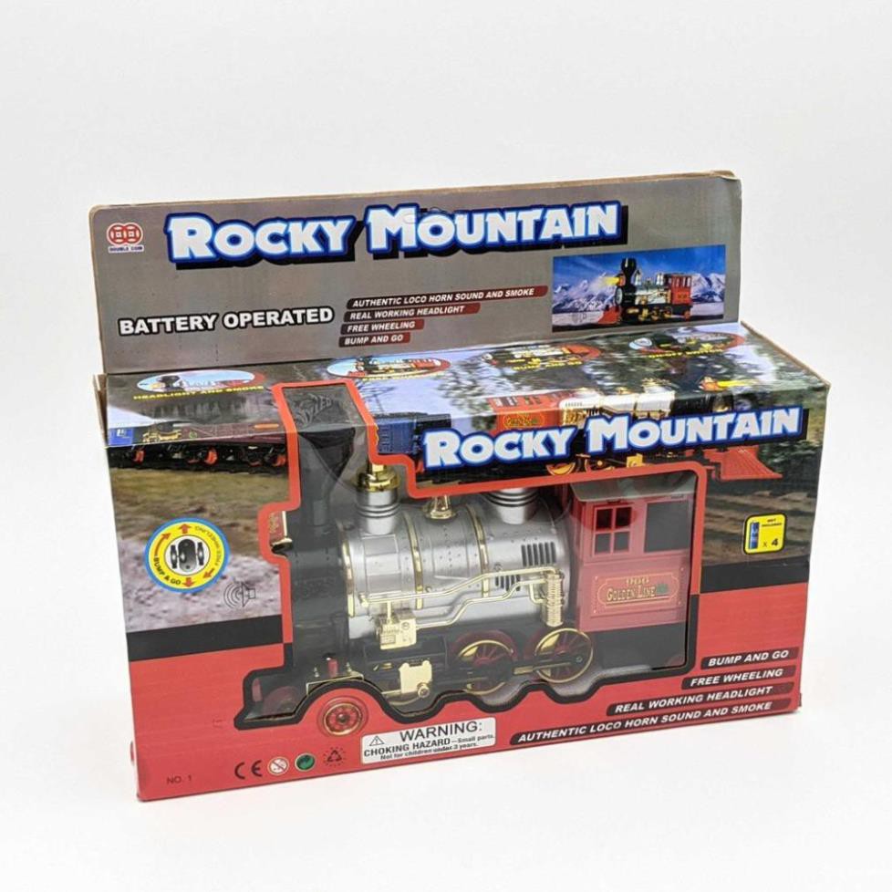 [Khai trương giảm giá] Xe lửa Rocky Mountain tự di chuyển - Âm thanh chân thực - Tàu hỏa Rocky Mountain