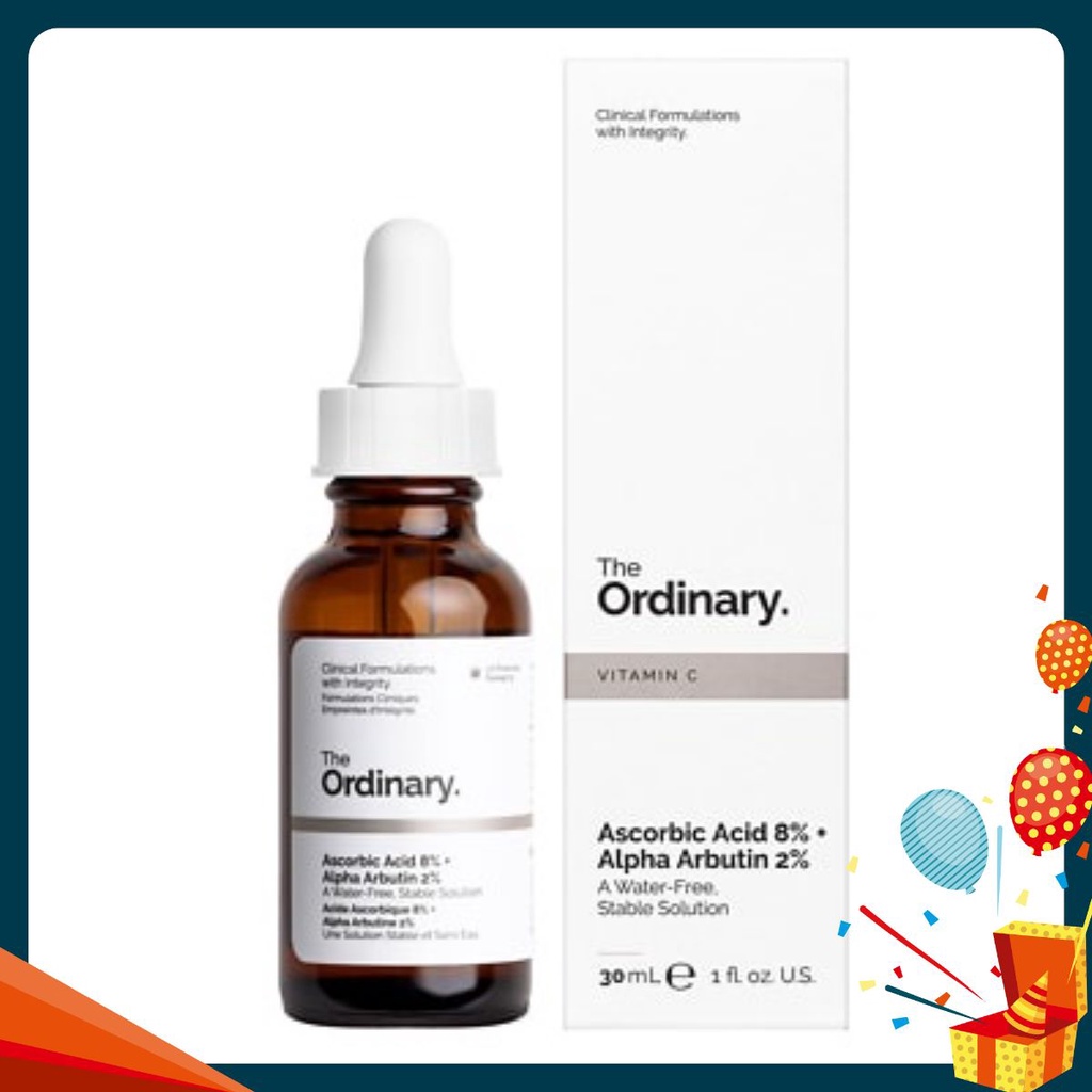 Serum sáng da Vitamin C - Ascorbic Acid 8% + Alpha Arbutin 2% - The Ordinary. beauty club | BigBuy360 - bigbuy360.vn