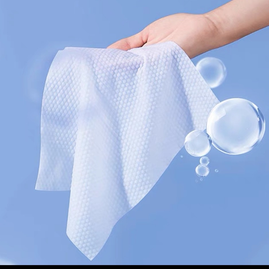 KHĂN LAU MẶT DÙNG 1 LẦN LAU KHÔ HOẶC ƯỚT TIỆN LỢI - CUỘN KHĂN GIẤY TẨY TRANG LAU MẶT 100% BÔNG TỰ NHIÊN DỊU NHẸ CHO DA