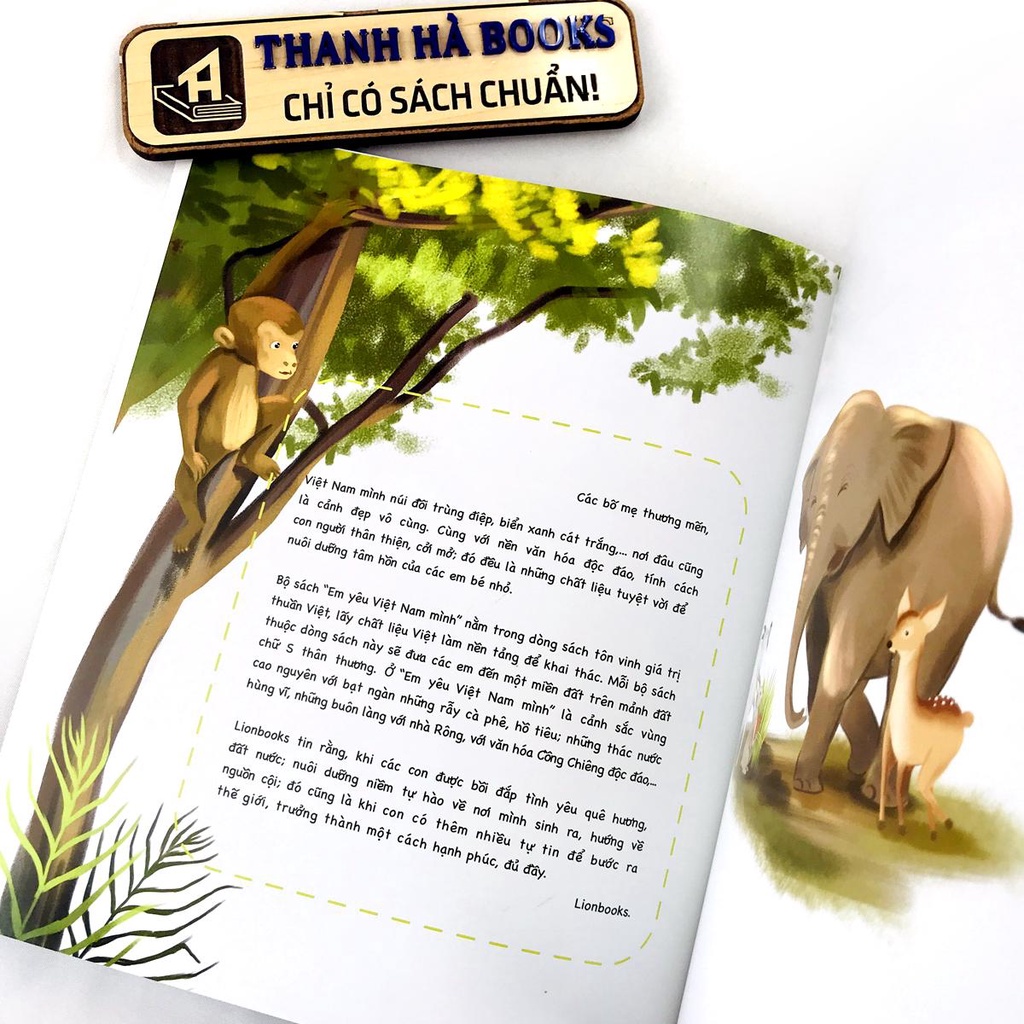 Sách - Em Yêu Việt Nam Mình - Bộ 3 quyển (Dành cho bé từ 1 - 6 tuổi) Dòng sách đọc to - Tặng kèm tranh Hành trình của Đi