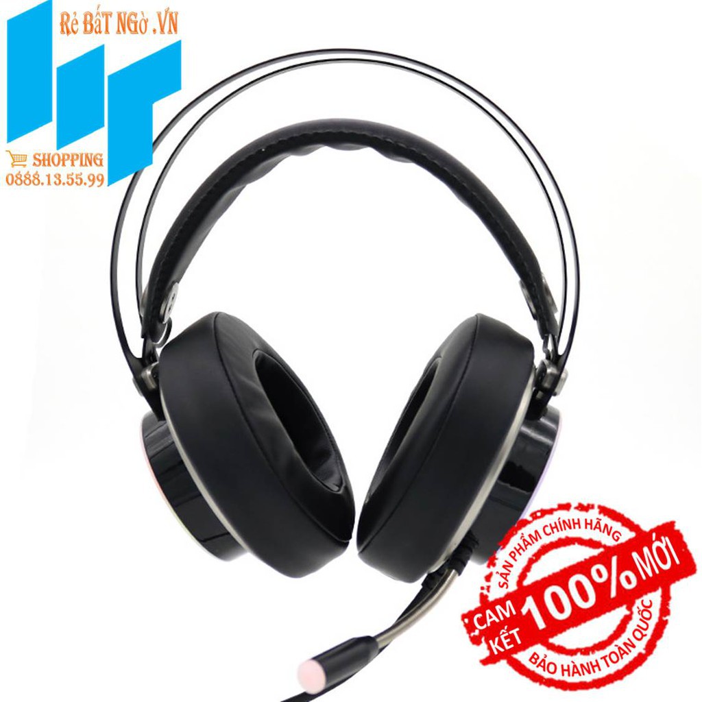 Tai nghe Gaming Over-ear Zidli ZH20 Đen Ring RGB