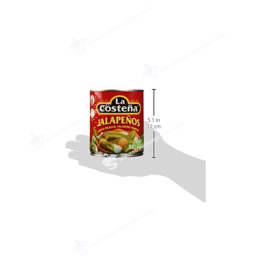 Ớt Jalapeno Nguyên Trái Đóng Hộp La Costena, Hộp 737g