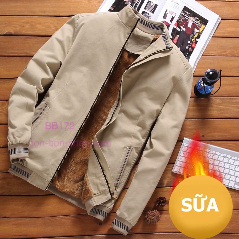 [Video] CÓ SẴN [loại 1] Áo Khoác Nam Áo Khoác Kaki Nam Lót Nỉ Lông Áo khoác nỉ loại 1 | BigBuy360 - bigbuy360.vn