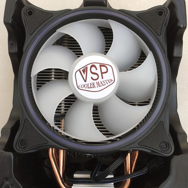 Quạt Tản Nhiệt CPU VSP Cooler T300i với 2 Fan LED RGB NTH - Hàng chính hãng