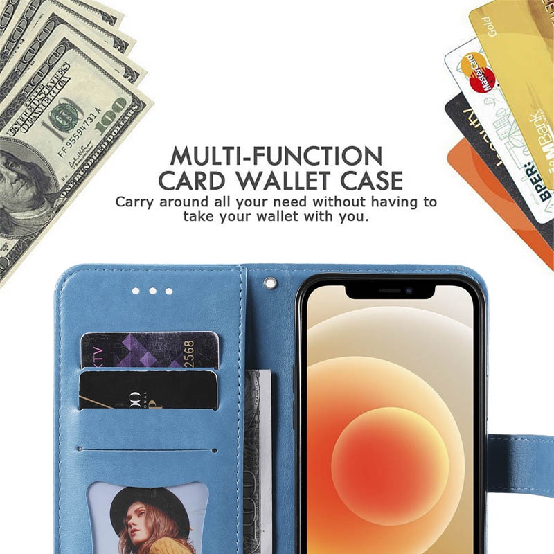 Bao Da Điện Thoại PU Nắp Lật Từ Tính Cho Reno 8T 8 8z 7 7Z OPPO A78 A17 A17K A96 A76 A36 A57 A77 A77s A94 5G 2022 5G Ốp