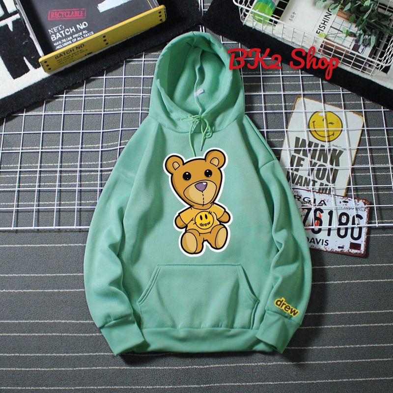 Áo hoodie drew GẤU Unisex nam nữ nỉ bông HOT TREND | BigBuy360 - bigbuy360.vn