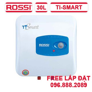 Bình nóng lạnh Rossi R30Ti-Smart - 30L, vuông