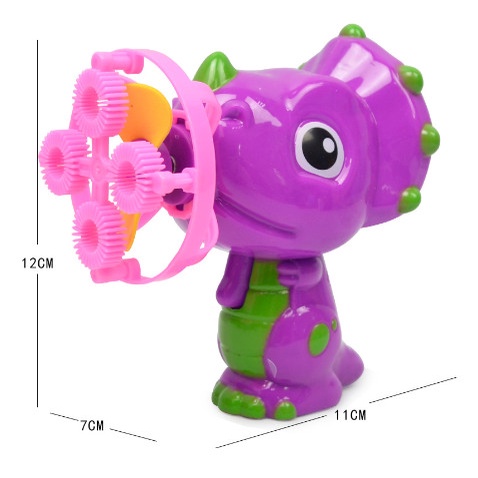 Bắn bong bóng xà phòng kèm QUẠT KHỦNG LONG 2in cầm tay