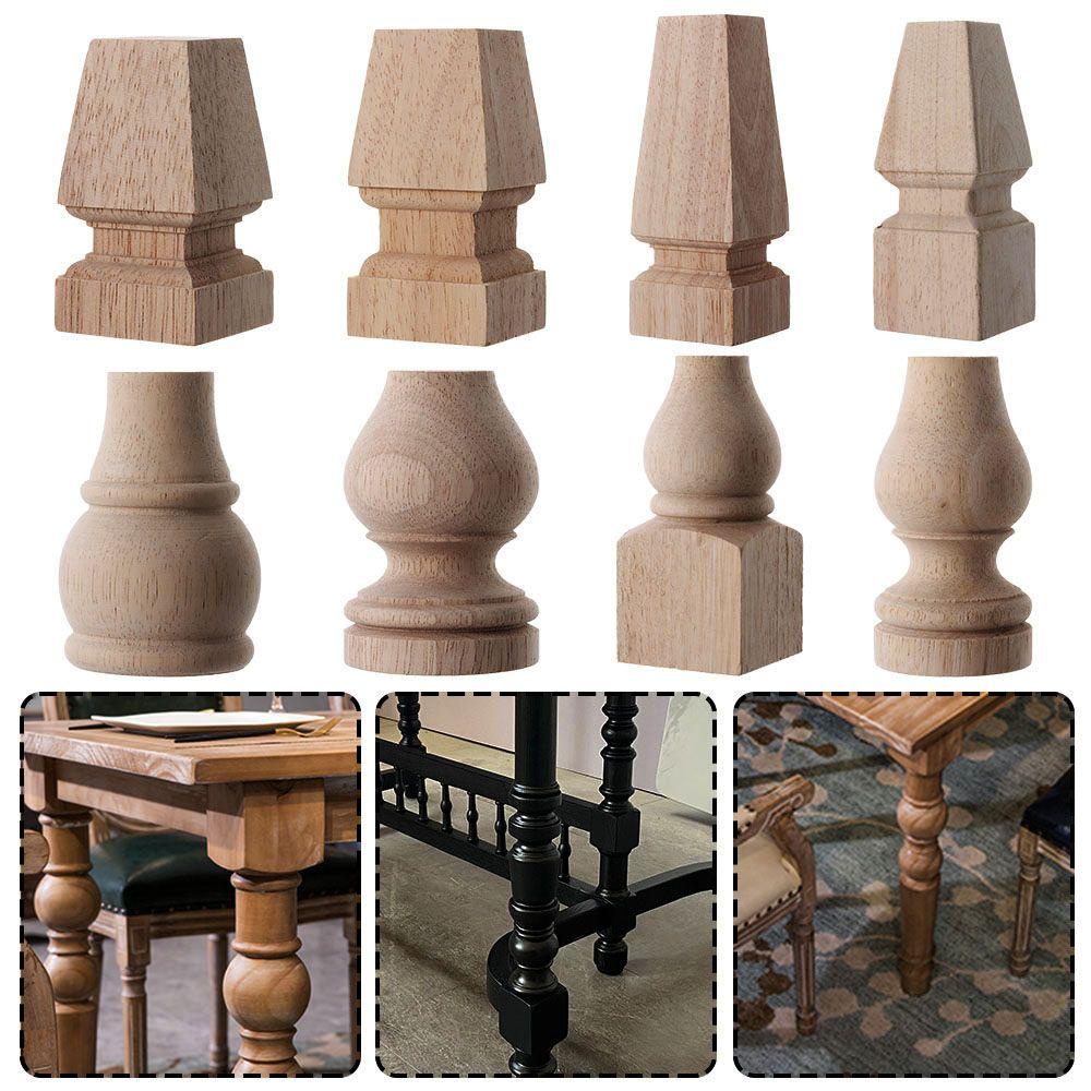 Qinjue Chân Ghế Chạm Khắc Bằng Gỗ Chất Lượng Cao Phong Cách Châu Âu Cổ Điển