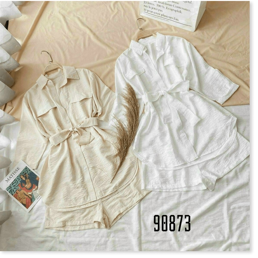 SET ĐŨI TAY DÀI,QUẦN NGẮN SIÊU XINH,MỀM MỊN ĐỌC LẠ KHÓ TÌM,SANG CHẢNH HÀN QUỐC THỜI TRANG MỚI KME