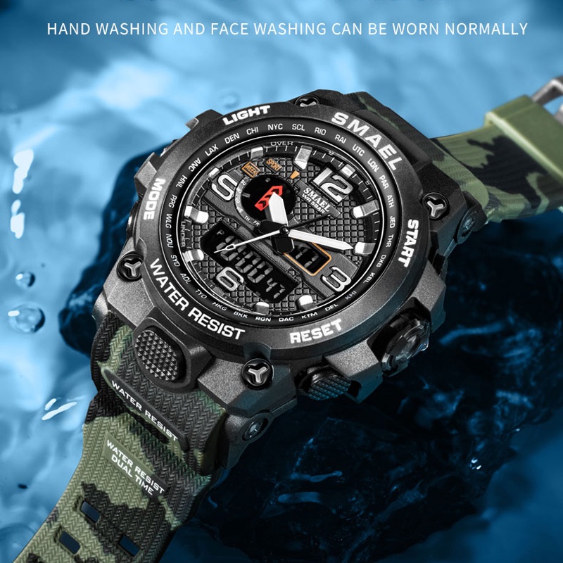 SMAEL 1545 Men's Water-resistant Digital Sport Watch