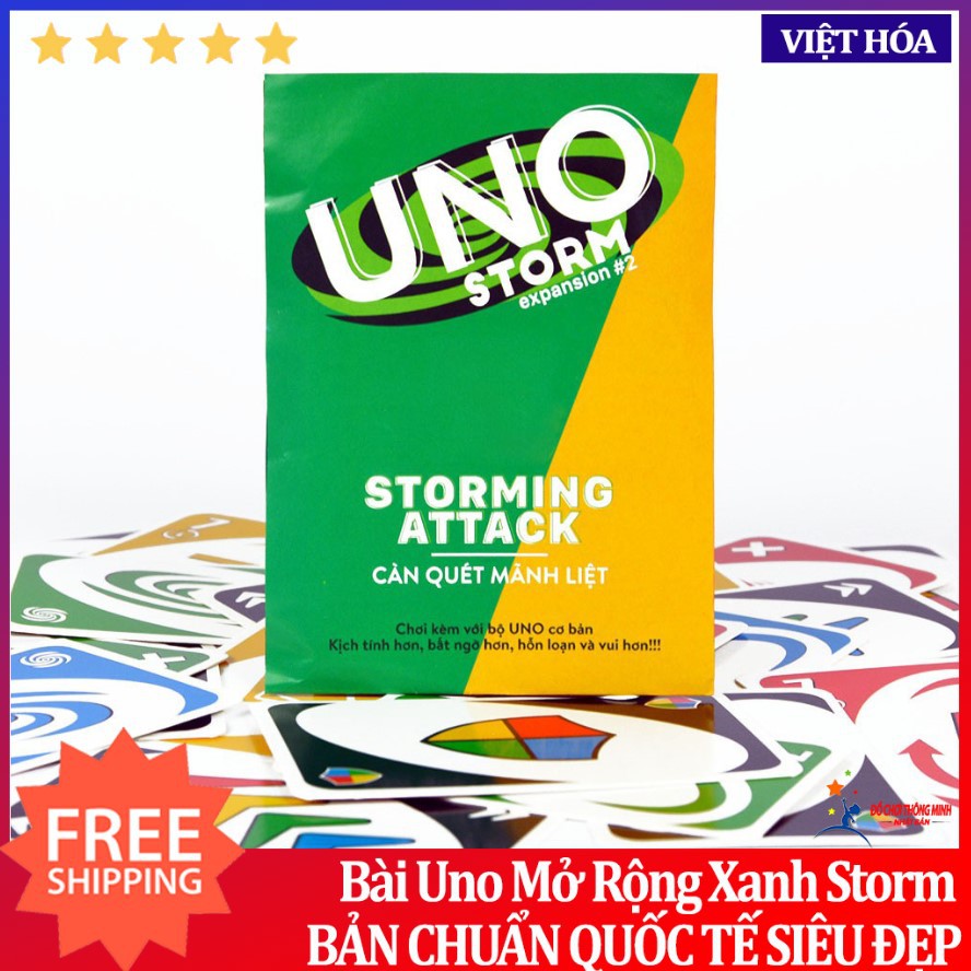 Combo bài u n o đại chiến và 2 bản mở rộng storm + destroy bản việt hóa chuẩn đẹp