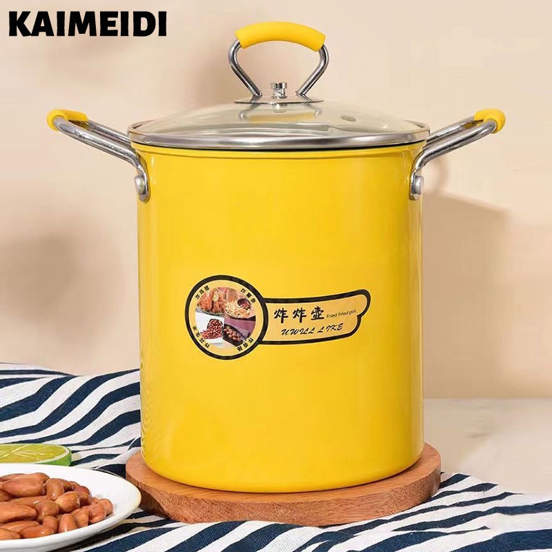 Nồi chiên KAIMEIDI lòng sâu có bộ lọc dùng tại nhà chống bắn tung tóe an toàn
