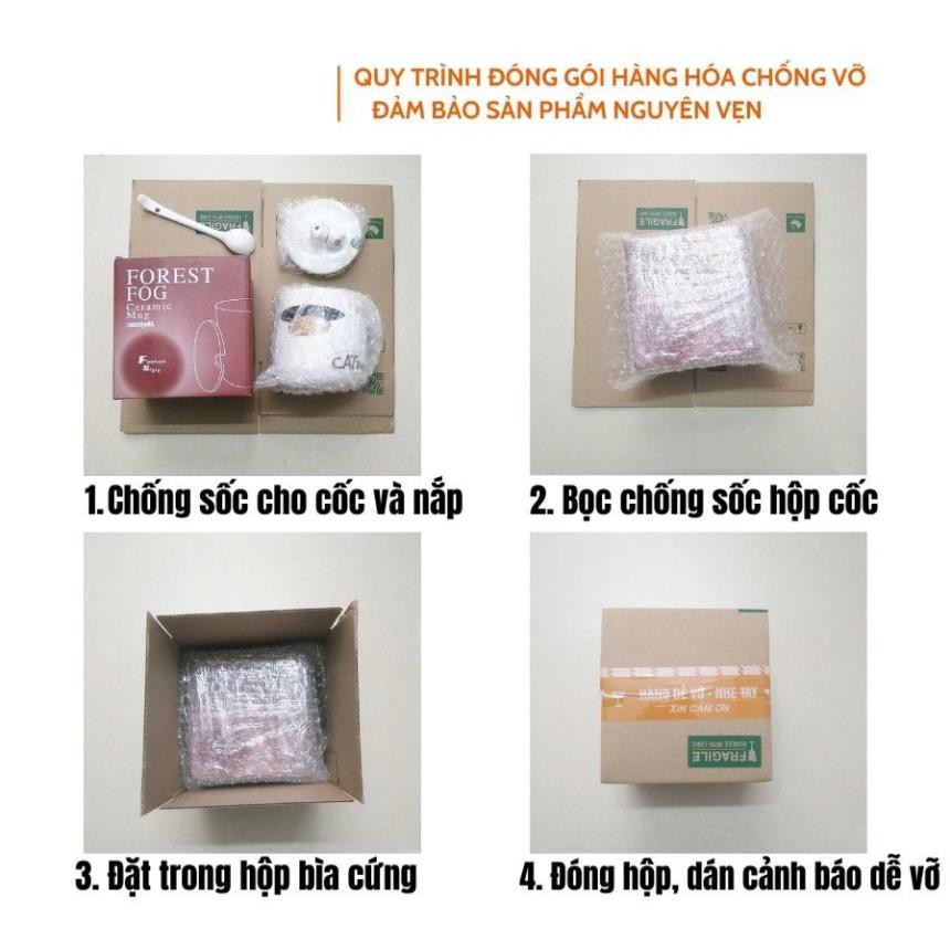 Bát Pudding viền sóng họa tiết hoa lá cành phong cách Nhật Bản