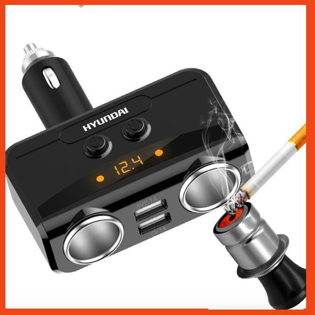 BioStore - Bộ chuyển nguồn cho ô tô 24v 12v ra 2 cổng 12v và 2 cổng USB 5V ô tô HYUNDAI