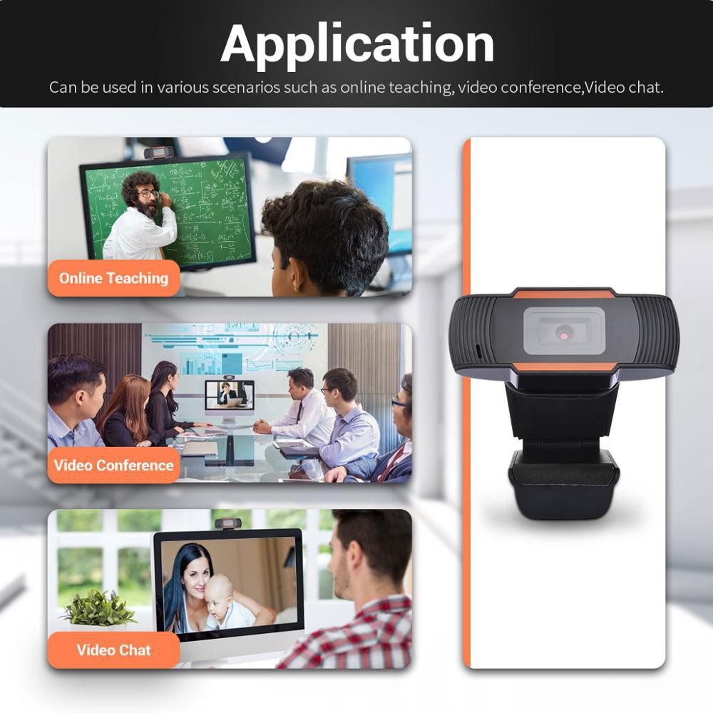 1 Webcam Máy Tính Usb 2.0 Hd 720p 30 Độ Có Thể Xoay Được | BigBuy360 - bigbuy360.vn