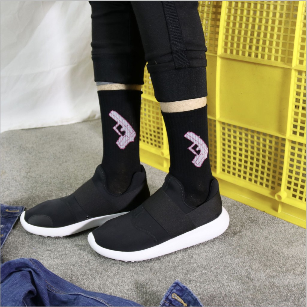 Tất Nữ Cao Cổ In Hình Ulzzang Kiểu Hàn Quốc