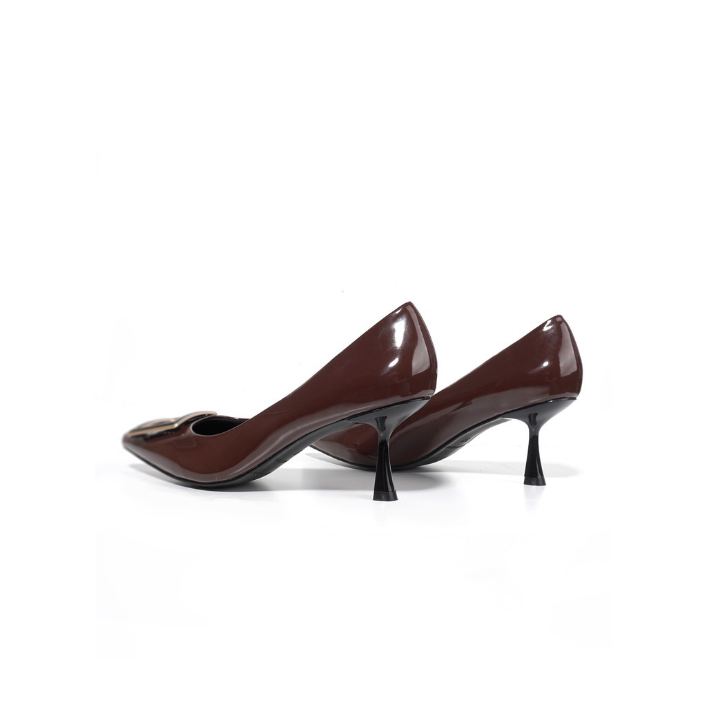 Giày Cao Gót Nữ JOTI Elise 3266VN7 - Mũi Nhọn Bít Gót Đế Nhọn Cao 7cm Da Bóng - Mang Công Sở Dự Tiệc