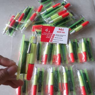 (COMBO 10 BỘ)Bộ phao chì lưỡi cần câu tay
