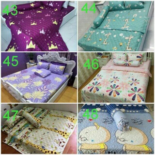 Bộ chăn ga Polly trần bông